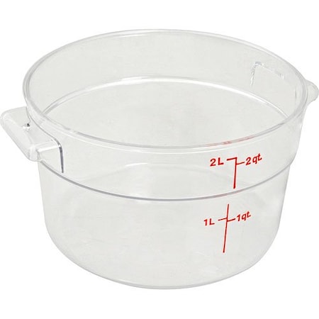 Allpoints Container Clear Rd 2Qt 178590